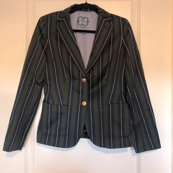 Brooks Brothers Jackets & Blazers - Beautiful Brooks Brothers Navy and Green Blazer
